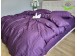 Фото Страйп сатин постельное белье полуторное Фиолетовое Multi