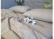 Фото Однотонное постельное белье полуторное Соло 111 бежевое