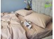 Фото Однотонное постельное белье полуторное Соло 116 бежевое