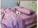 Фото Однотонное постельное белье полуторное Соло 167 сиреневое